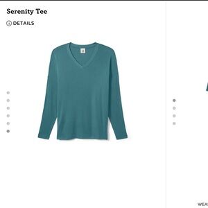 CAbi Women's V-Neck Teal Sweater